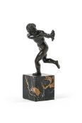 AFTER BARTHÉLEMY PRIEUR, A BRONZE FIGURE OF CUPID, POSSIBLY FRENCH, 17TH CENTURY