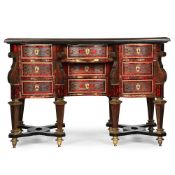Y A LOUIS XIV EBONY, BRASS AND TORTOISESHELL 'BOULLE' MARQUETRY BUREAU MAZARIN, LATE 17TH CENTURY