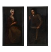 A PAIR OF DUMMY BOARDS OF A MAN AND A WOMAN, 18TH OR EARLY 19TH CENTURY