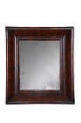 A QUEEN ANNE OLIVEWOOD OYSTER VENEERED CUSHION MIRROR, CIRCA 1710