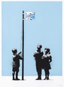 λ Banksy (b.1974) Very Little Helps (Signed)
