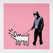 λ Banksy (b.1974) Choose Your Weapon (Bright Pink) (Signed)