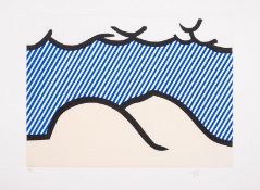 Roy Lichtenstein (1923-1997), Illustration for 'De Denver au Montana, Depart 27 Mai 1972' (I), …