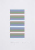 λ Bridget Riley (b.1931), Intervals 3, Orange/Blue (Not in Tommasini & Gubay)