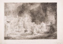 Rembrandt Harmensz. van Rijn (1606-1669), Christ healing the Sick: 'The Hundred Guilder Print'