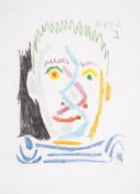 λ Pablo Picasso (1881-1973) Tête (Bloch 1164)