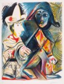 λ Pablo Picasso (1881-1973) after. Le Clown et l'Harlequin (Czwiklitzer p.437)