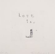 λ Tracey Emin (b.1963) Love You
