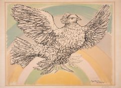 λ Pablo Picasso (1881-1973) Colombe (à L'Arc de Ciel) (Bloch 712, Mourlot 214)