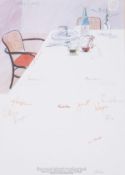 λ David Hockney (b.1937) Neal Street Restaurant Seating Plan