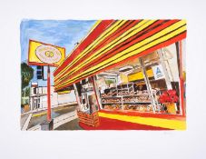 Bob Dylan (b.1941) Donut Shop, from The Beaten Path Series (2016)