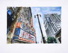 Bob Dylan (b.1941) Theater, Downtown L.A., from The Beaten Path Series (2016)