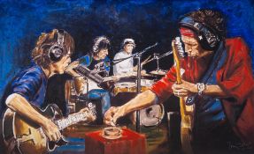 λ Ronnie Wood (b.1974) Conversation Piece, The Rolling Stones (Unique)