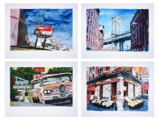 Bob Dylan (b.1941), The Beaten Path (Set of Four) (2016)