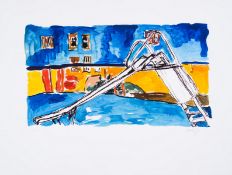 Bob Dylan (b.1941) Slide, from The Drawn Blank Series (2014)