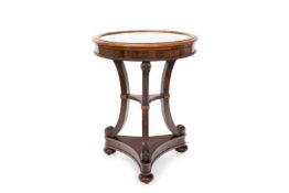 Y A GEORGE IV BRAZILIAN ROSEWOOD CIRCULAR GUERIDON, CIRCA 1825