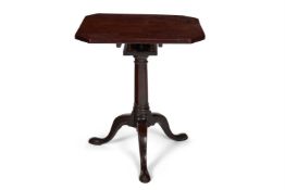 A GEORGE III MAHOGANY TRIPOD TABLE, CIRCA 1760
