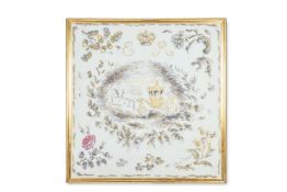 OLIVER MESSEL FOR JACQMAR- A SILK SCARF TO CELEBRATE THE CORONATION OF H.M. QUEEN ELIZABETH II