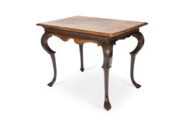 AN ANGLO-DUTCH OAK AND GRAINED FRUITWOOD CENTRE TABLE, EARLY 18TH CENTURY