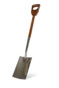 A CEREMONIAL TURF DIGGING SPADE, MID 20TH CENTURY