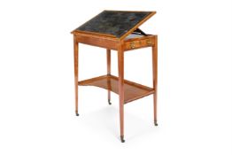 A GEORGE III SATINWOOD WRITING-TABLE, CIRCA 1780