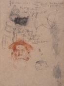 θ May (Phil) Artist's sketchbook with over 80 original drawings, sketches, and studies from life, …