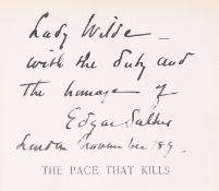 θ Wilde (Lady Jane).- Saltus (Edgar) The Pace that Kills, first edition, signed presentation …
