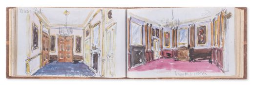 θ Waller (Pickford Robert) A sketchbook with over 180 pp. of original drawings, designs, studies …