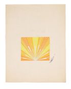 λ ERTÉ (FRENCH, 1892-1990), 'RIDEAU DU SOLEIL' DRAWING; 1938