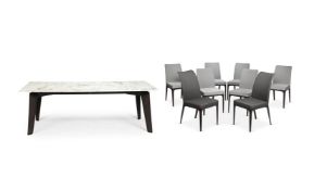 EMMANUEL GALLINA (ITALIAN), 'CONCORDE' DINING TABLE; MADE BY POLIFORM; EARLY 21ST CENTURY