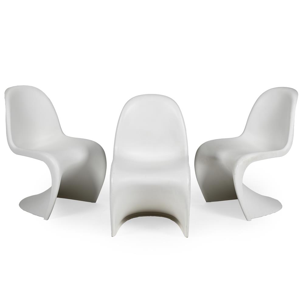 VERNON PANTON (DANISH, 1926-1998), THREE CHAIRS; MADE BY VITRA; 2019