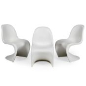 VERNON PANTON (DANISH, 1926-1998), THREE CHAIRS; MADE BY VITRA; 2019