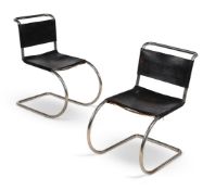 LUDWIG MIES VAN DER ROHE (GERMAN/AMERICAN, 1886-1969), PAIR OF 'MR10' CHAIRS; DESIGNED IN 1927