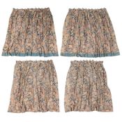BERNARD NEVILL (ENGLISH, 1930-2019), TWO PAIRS OF CURTAINS FOR BOUSSAC 'ENGLISH GARDENS' COLLECTION