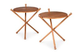 IL GIORNO & LA NOTTE (ITALIAN), PAIR OF SIDE TABLES, SECOND HALF 20TH CENTURY