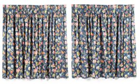 WARNERS (ATTRIBUTED), PAIR OF FABRIC CURTAINS; 1980s