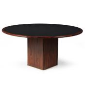 Y AFRA & TOBIA SCARPA (ITALIAN), 'AFRICA' DINING TABLE; MADE FOR MAXALTO; DESIGNED 1975;