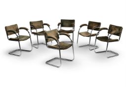 SERGE CHERMAYEFF (RUSSIAN/BRITISH, 1900-1996), FOR P.E.L.; SIX ‘M52’ ARMCHAIRS; 1933