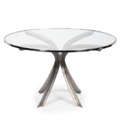 XAVIER FÉAL (FRENCH), LARGE ROUND TABLE; CIRCA 1970