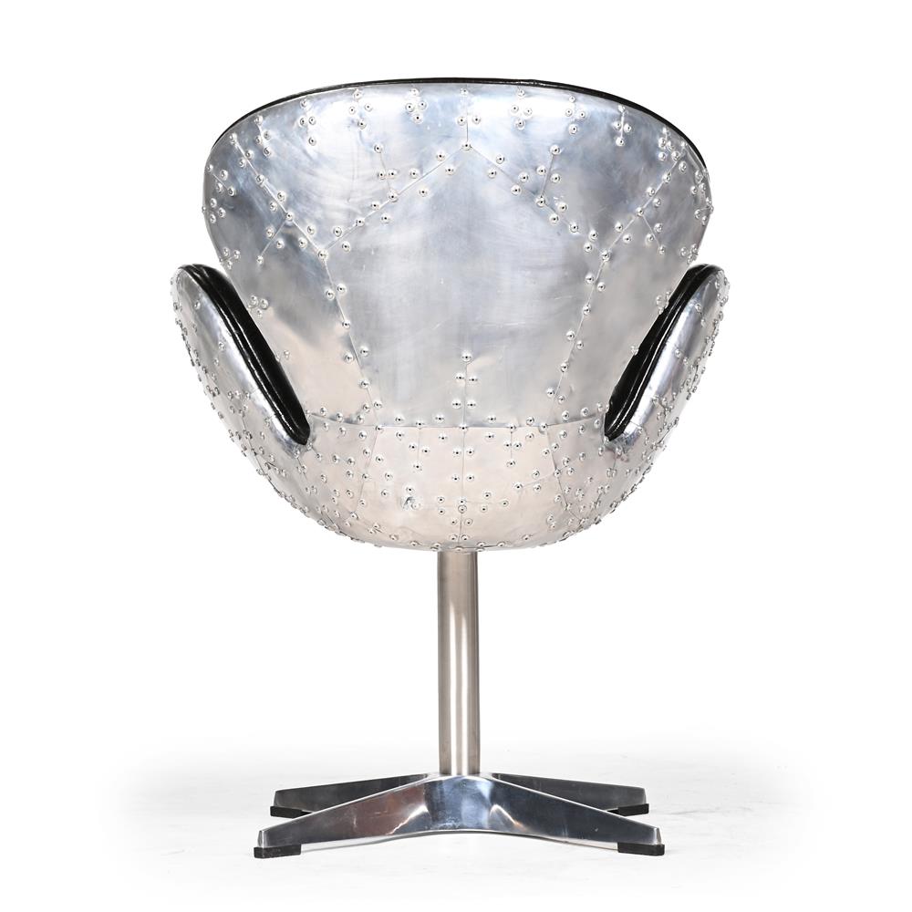 ROCKSON'S (AMERICAN), INDUSTRIAL AVIATOR-STYLE 'SWAN' CHAIR; LATE 20TH CENTURY - Image 3 of 3