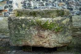 A COTSWOLD STONE TROUGH, 18TH CENTURY