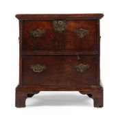A RARE GEORGE II SOLID YEW BOX COMMODE, CIRCA 1740