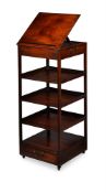 A GEORGE III MAHOGANY LIBRARY READING ETAGERE, ATTRIBUTED TO GILLOWS, CIRCA 1810