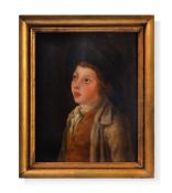 FRENCH SCHOOL (18TH CENTURY), PORTRAIT OF A BOY, IN A BROWN COAT