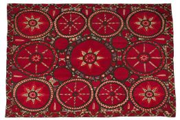 A TASHKENT SUZANI, UZBEKISTAN, CIRCA 1850