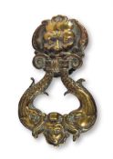 A RENAISSANCE BRONZE DOOR KNOCKER, PROBABLY VENICE, 16TH CENTURY