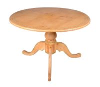 A PAINTED ROUND DINING TABLE, NORTH ITALIAN, 20TH CENTURY