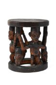 A BAMILEKE STOOL, CAMEROON, 20TH CENTURY