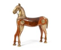 A PROCESSIONAL HORSE, LATE 19TH CENTURY
