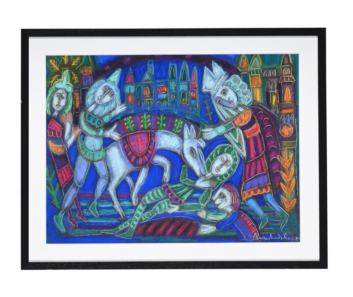 λ LOUIS MARCHAND DES RAUX (FRENCH 1902-2000), LA CHUTE DE CHEVAL